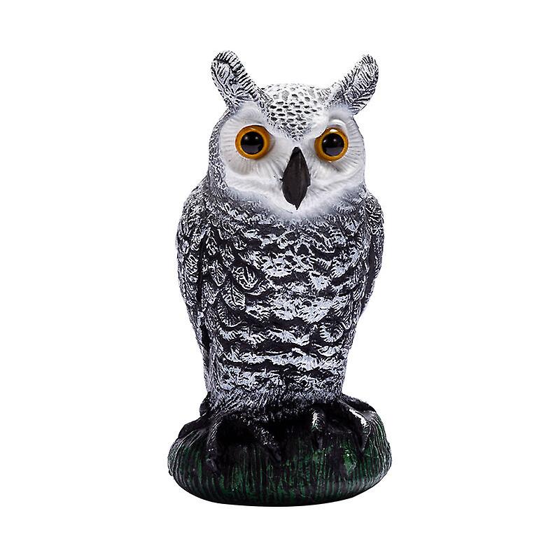 Bird Scarer, Owl Scarer, Bird Scarecrow, with Rotating Head Guard, 1 Pcs, for Hunting Birds, Suitable for Gardens, Outdoors