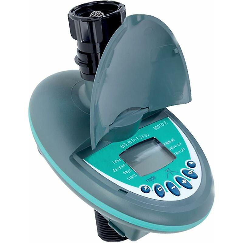 Watering Timer - 3/4 Sprinkler Digital LCD Programmable Timer Automatic Garden Thread Watering with Waterproof Cover - 008