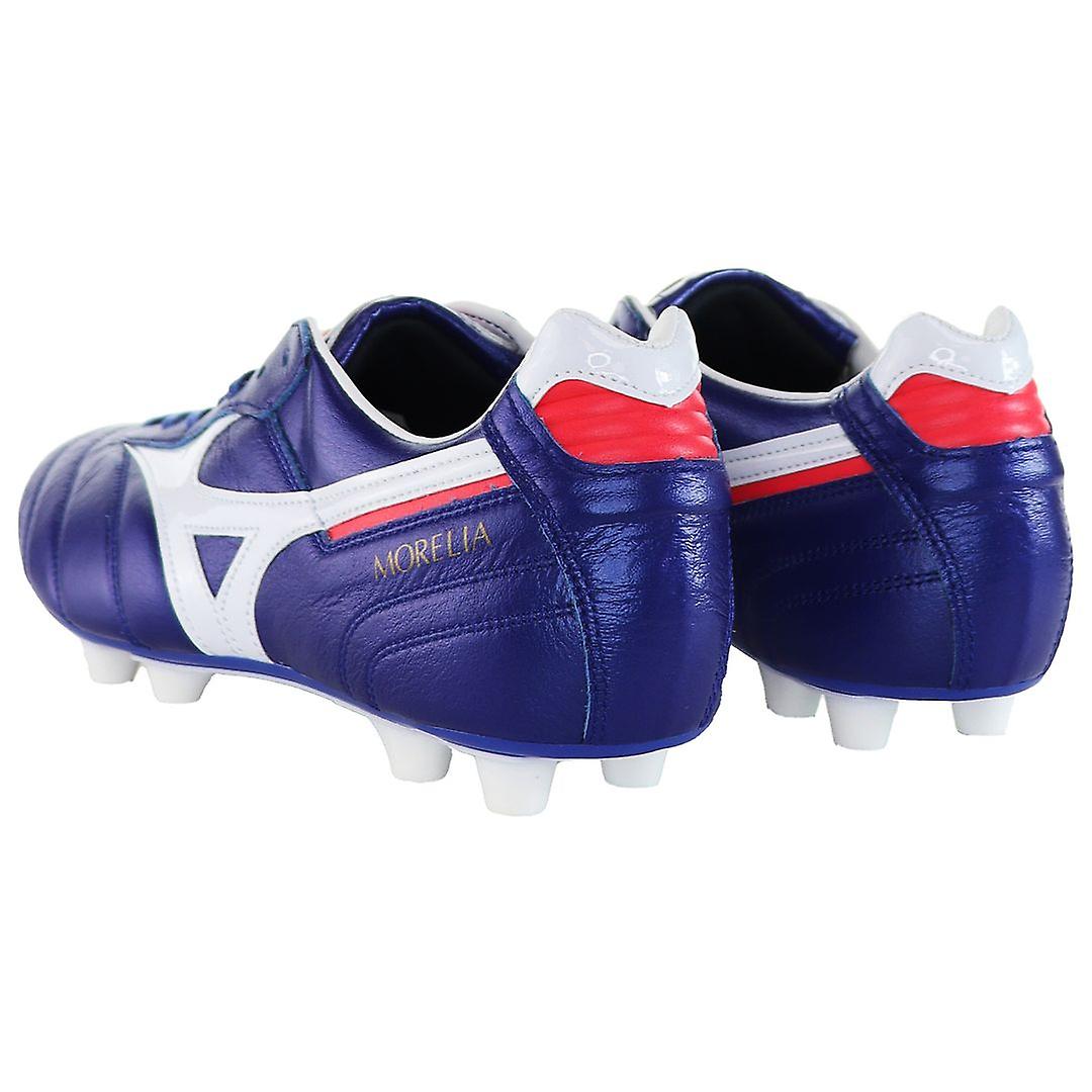 Mizuno Morelia II Japan Lace-Up Blue Synthetic Mens Football Boots