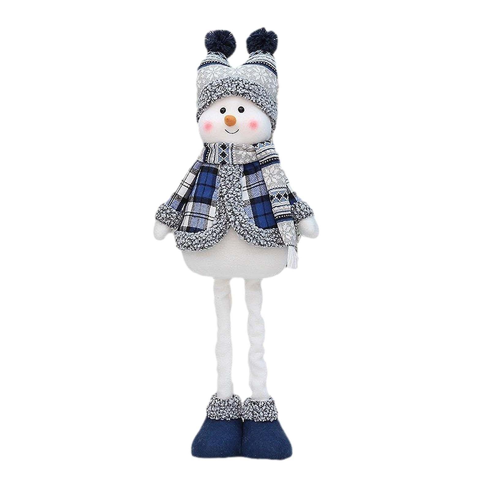 Christmas Figurine Stretchable Christmas Doll For Festival Table Desktop