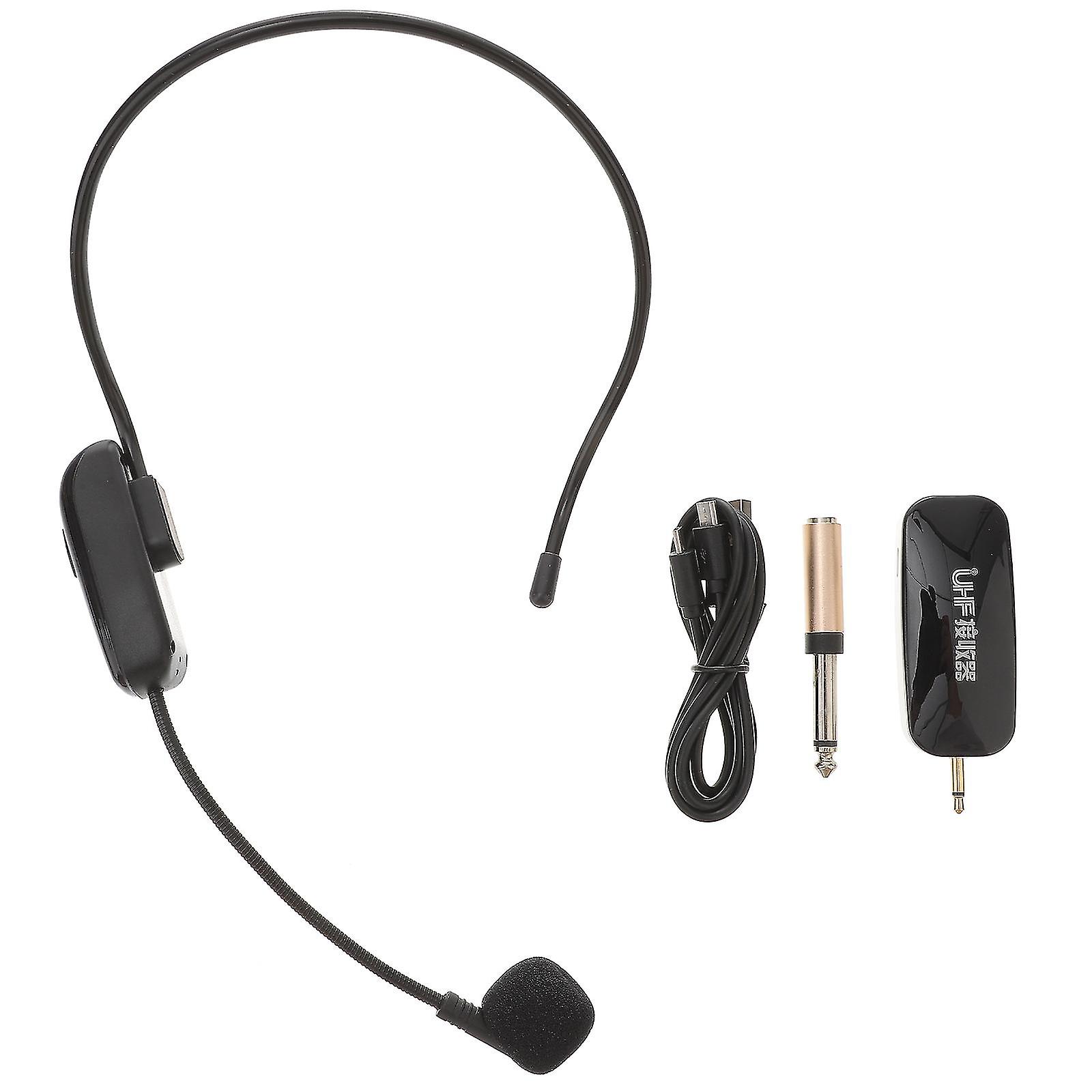 Wireless Headphone Mic Teacher Wireless Mic Voice Amplifier Microphone Practical Mic