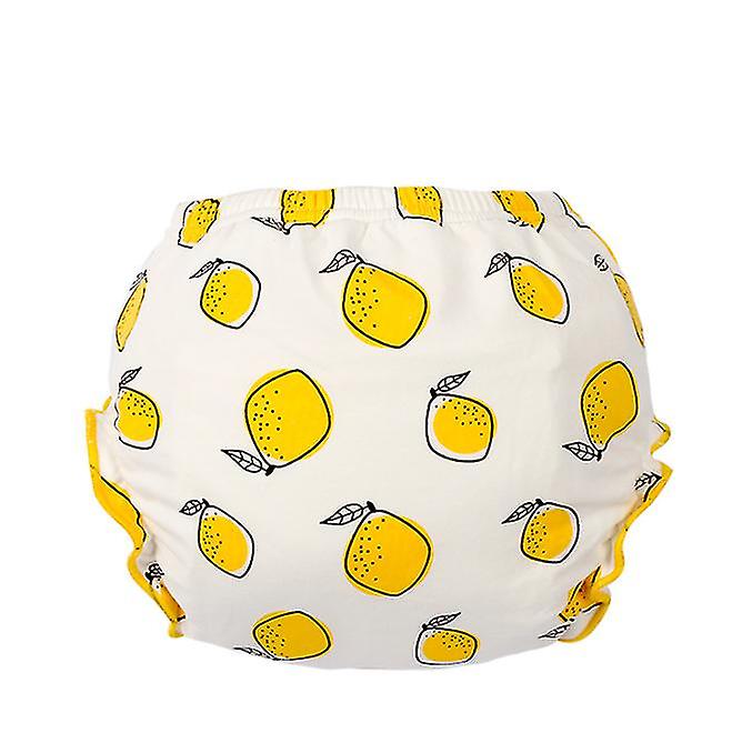 梨形 90 厘米适用于 12-14 公斤棉质内裤，新生儿时尚可水洗尿布裤，婴儿训练裤 Az20704