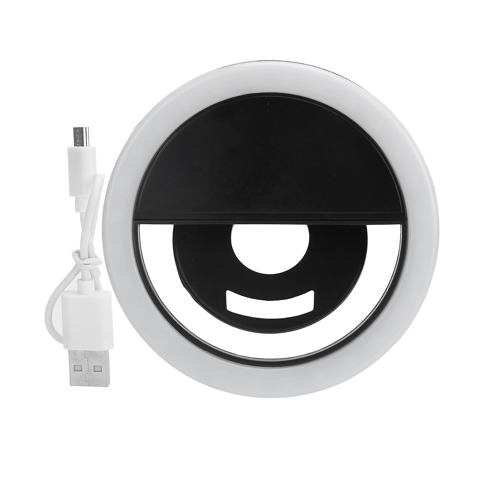 Selfie Enhancer: Rechargeable Battery-Powered, Ring Light Design For Three-Dimensional Face-Lifting, Soft Illumination, Adjustable Brightness,