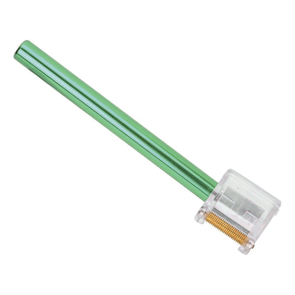 Multi Function Leather Edge Oil Pen Edge Dye Roller Applicator DIY Leather Crafts Tool(Green )