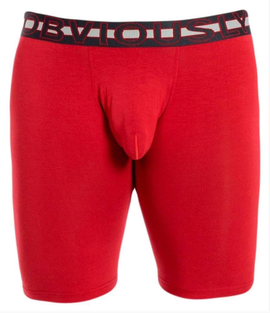 Obviously EveryMan AnatoMAX Boxer Brief 9inch Leg - Chilli Red