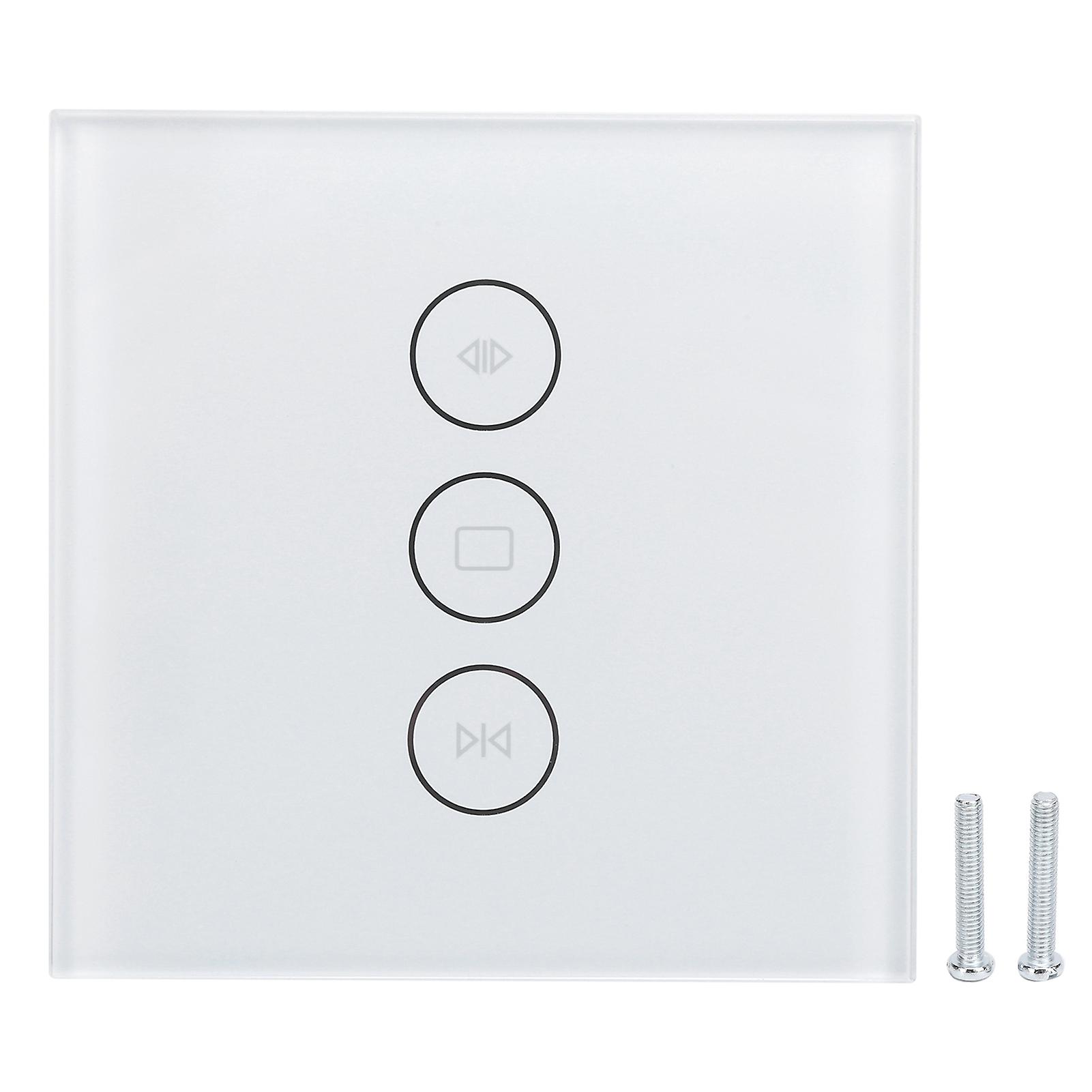 Smart WiFi Curtain Switch: Voice, Touch & App Control, Timer & Scene Settings, 110-240V