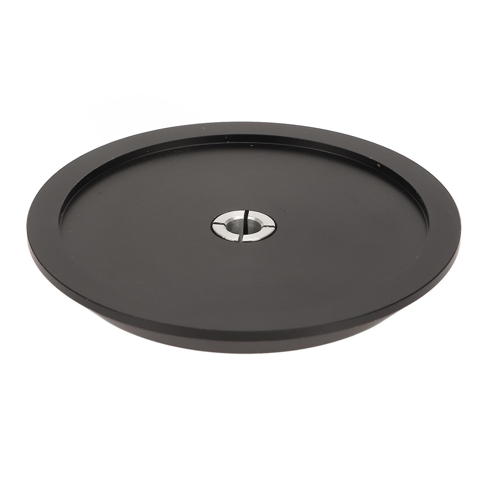 LP Record Weight Stabilizer Noise Reduction Portable Universal Turntable Disc Record Clamp for Vinyl Record Players Black