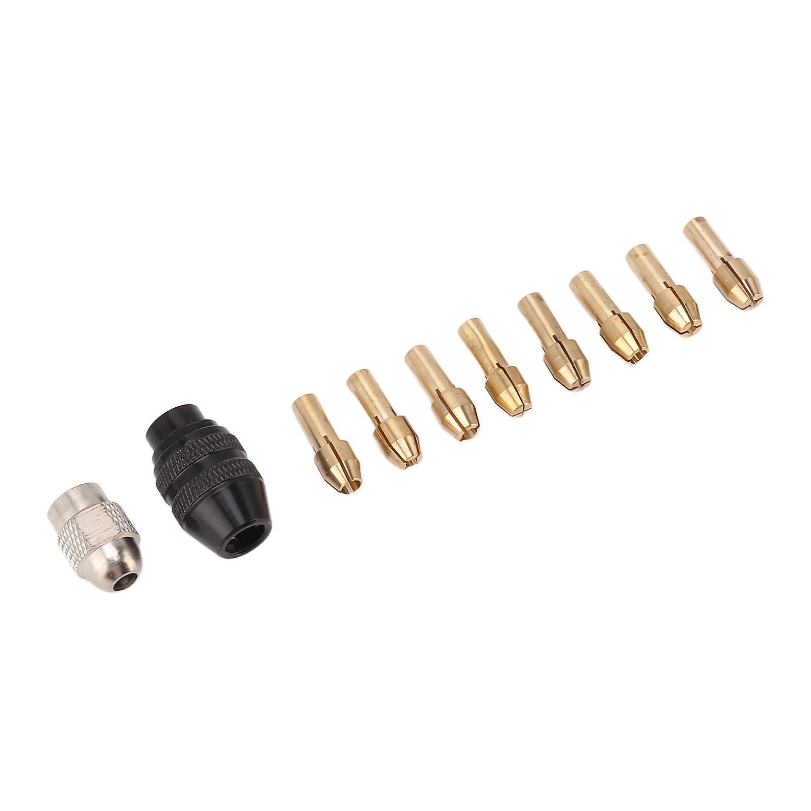 Drill Chuck Collet Set 4485 Brass Quick Change 8 Sizes 0.8-3.2mm