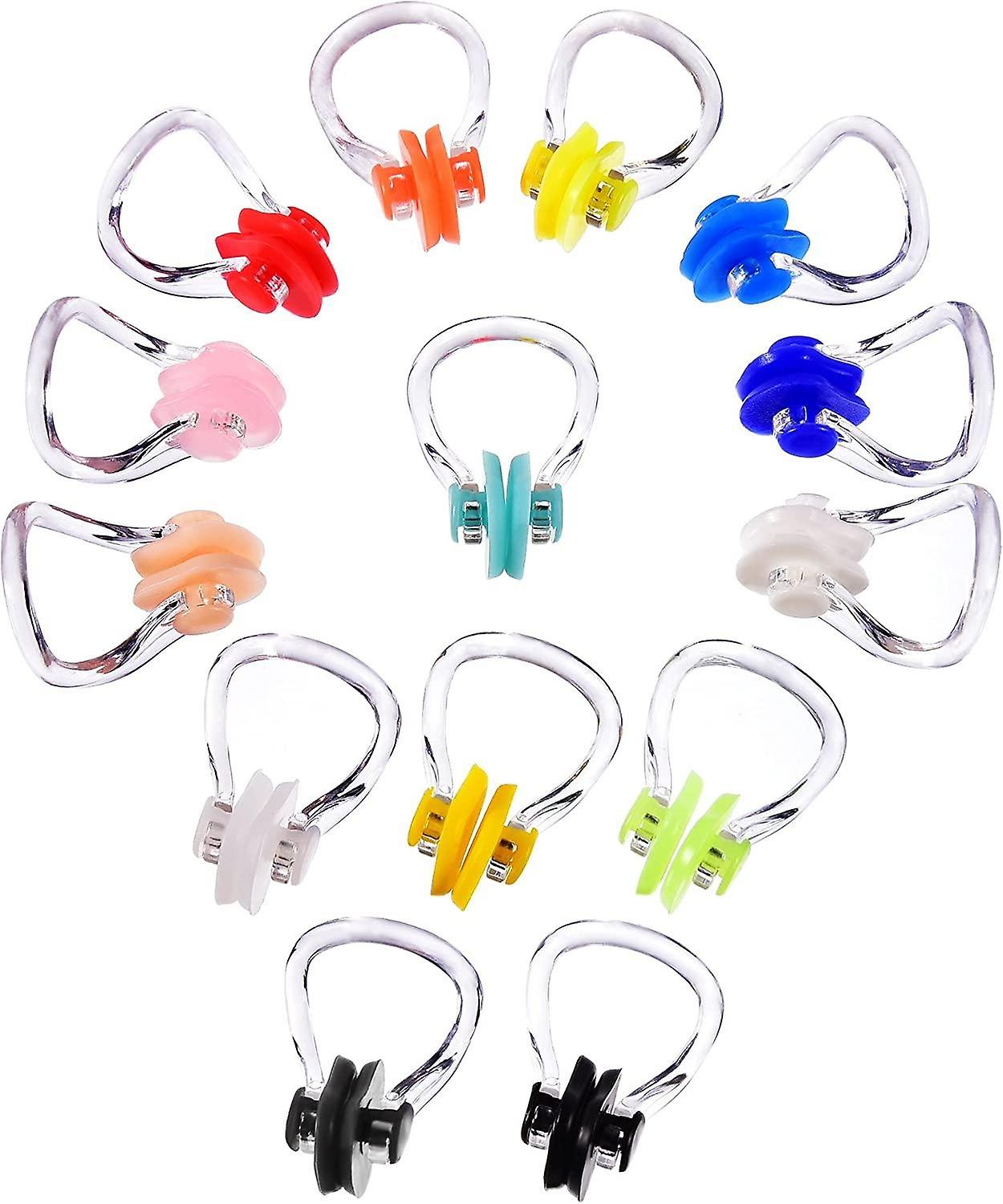 14 Pieces Nose Clip Swimming Nose Plug Nose Clip Protector for Swimming
