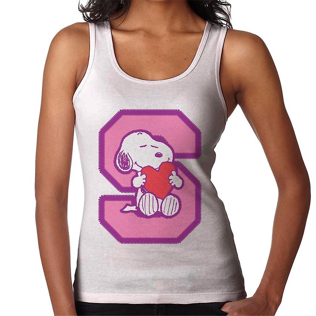 Peanuts Snoopy S Hugging Love Heart Women's Vest
