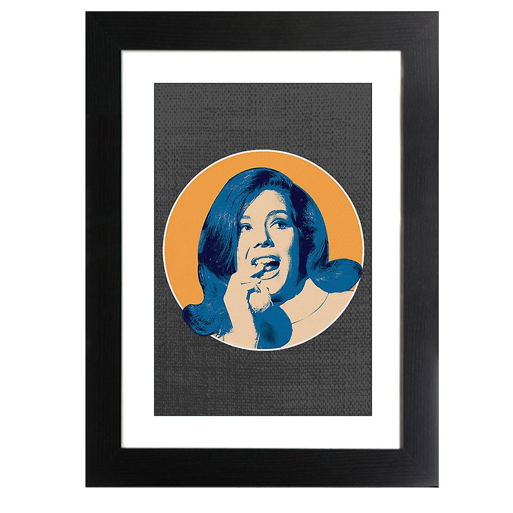 TV Times Diana Rigg Framed Print