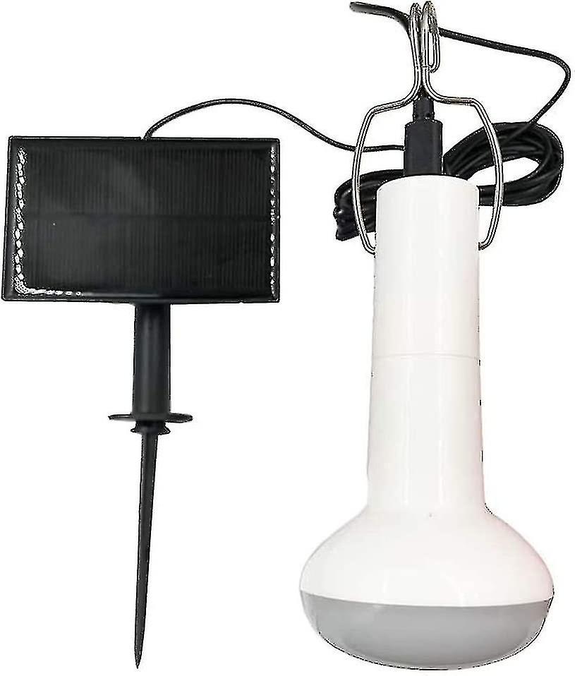 Luce solare pollaio, portatile sospeso solare led lampadina pollaio luce wit