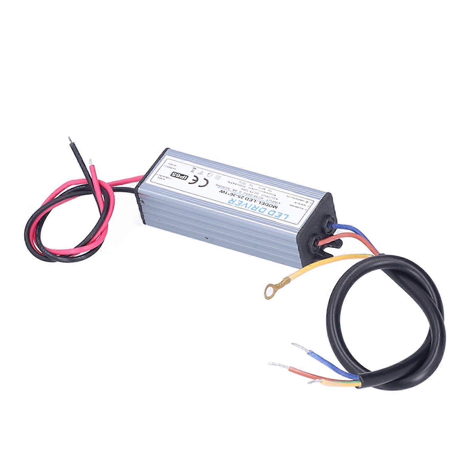 DIY LED Driver Input AC95‑265V Output DC75‑126V 300mA Power Supply Lighting Transformer with Cables