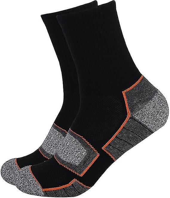 Patchwork Color Mid-Tube Thick Sports Socks for Women and Men - Anti-slip Running Socks