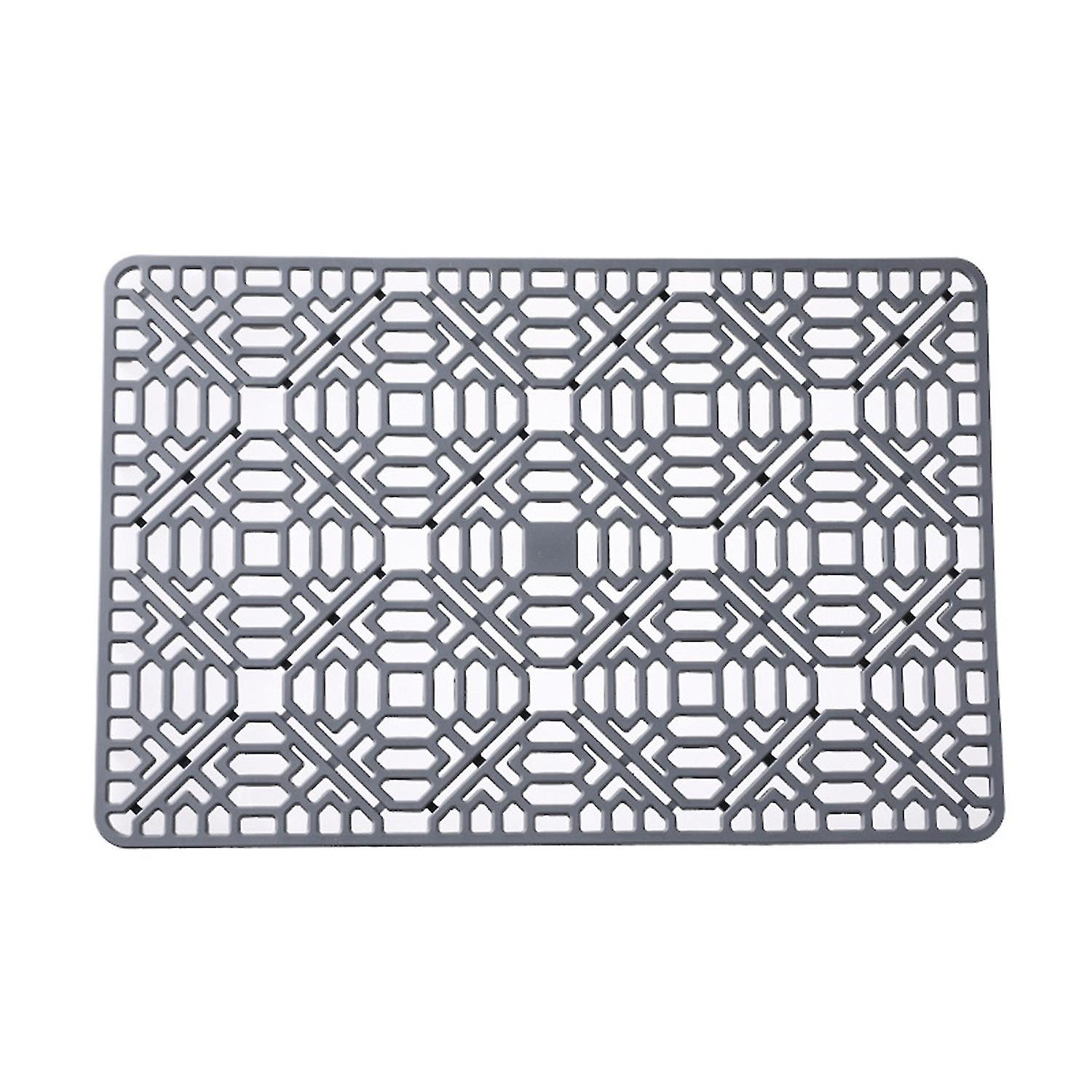 BoSaiD Food-grade Shockproof Drain Mat Silicone Multi-use Waterproof Bowl Holding Mat for Home
