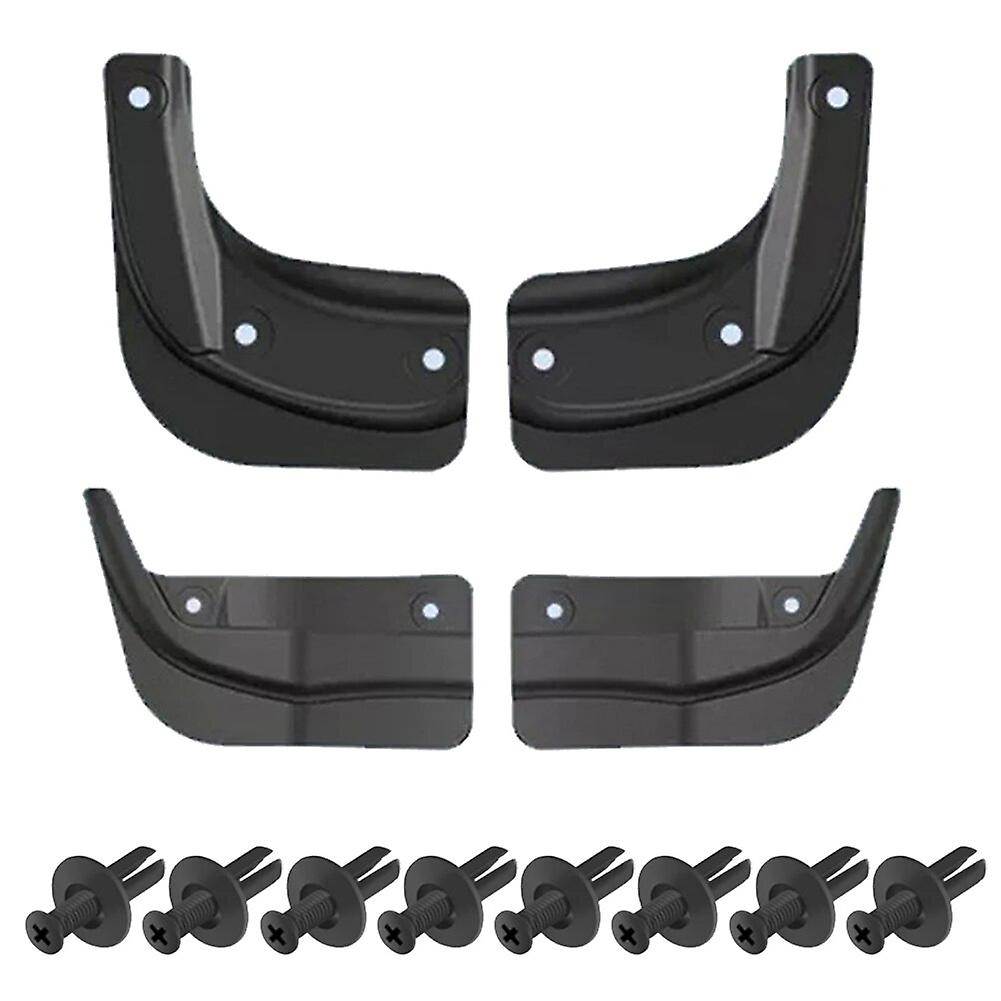 Durable Voiture Roue Garde-Boue Accessoires Garde-boue Noir Garde-boue Pièces Remplacement Tpe Véhicule 4pcs 4pcs/set