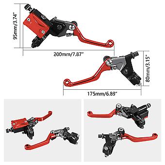 RAYANA Brake Master Cylinder & Clutch Perch Lever Set For Honda CRF450R/CRF450X
