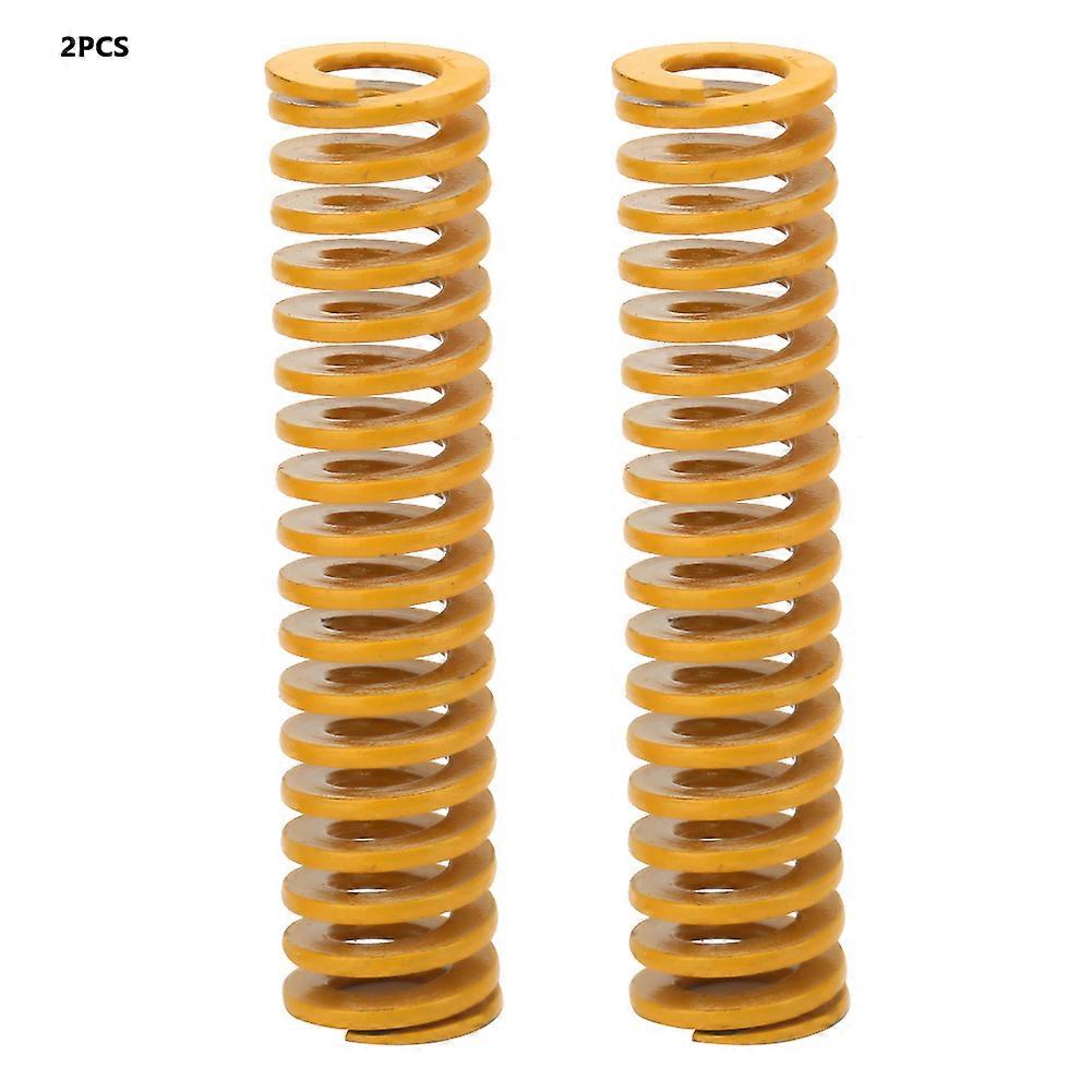 2pcs OD 12mm ID 6mm Extra Light Load Mould Die Spring Amarillo (TF12 * 40mm)