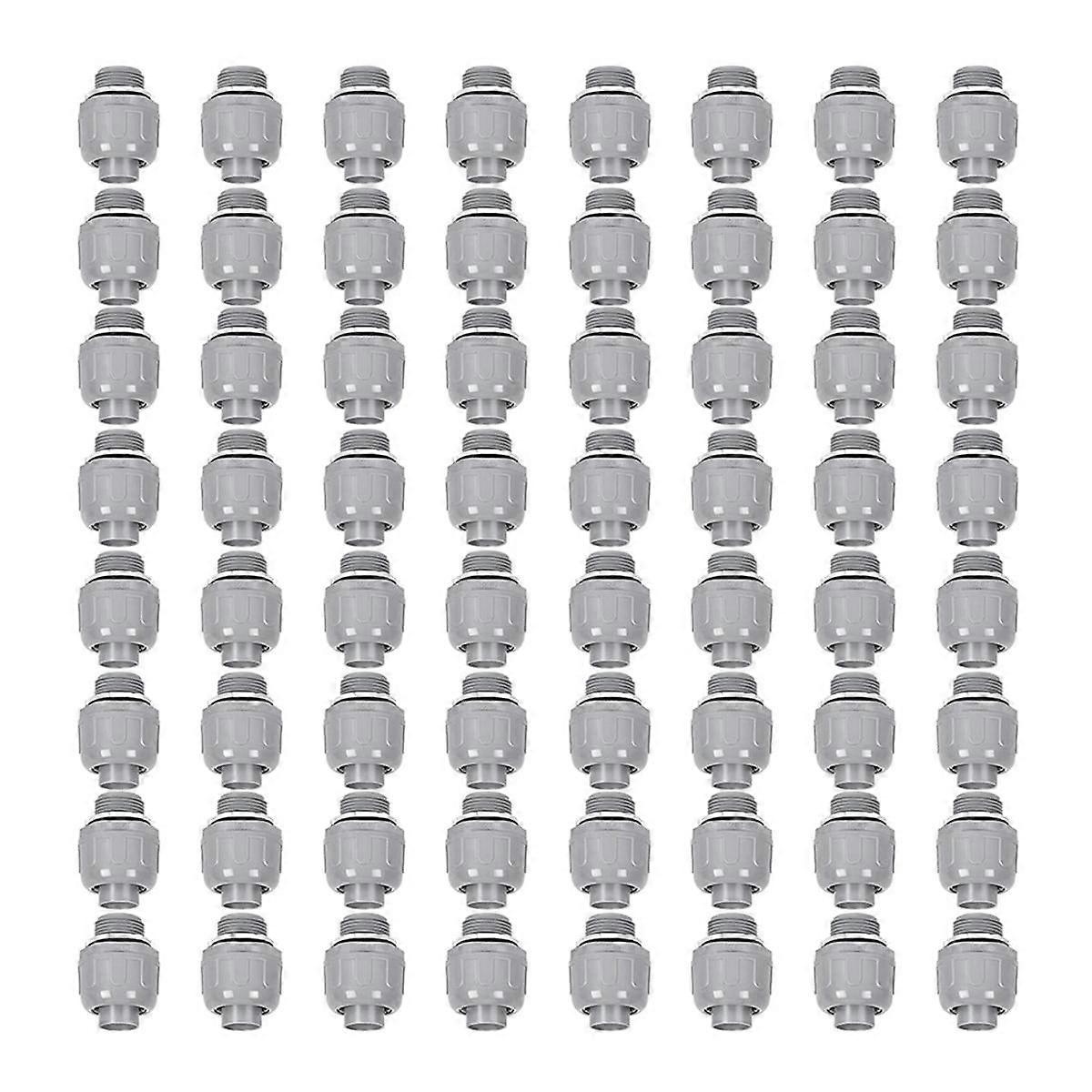 30 Pcs 1/2 Inch Liquid Tight Connector PVC Electrical Conduit Fittings Connector Flexible Conduit C
