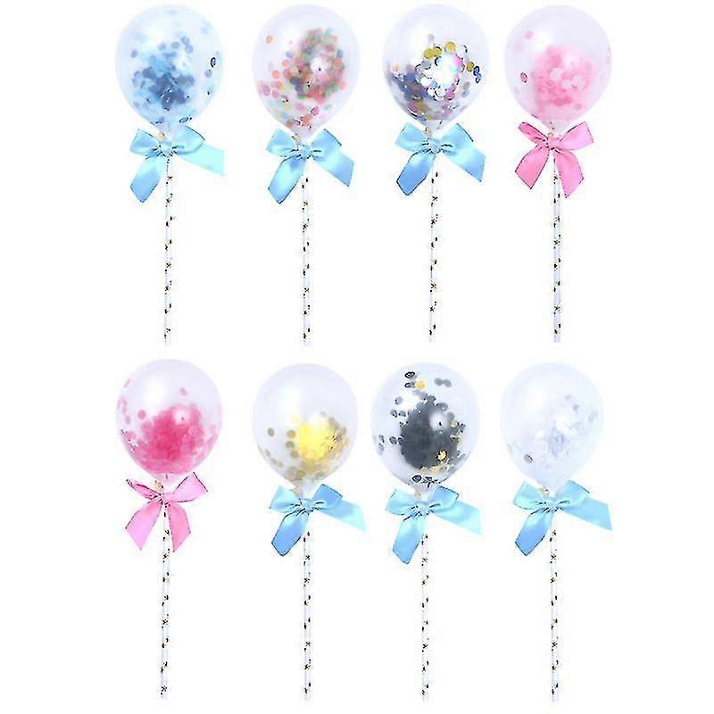 8pcs cake decorations , Creative Round Balloon