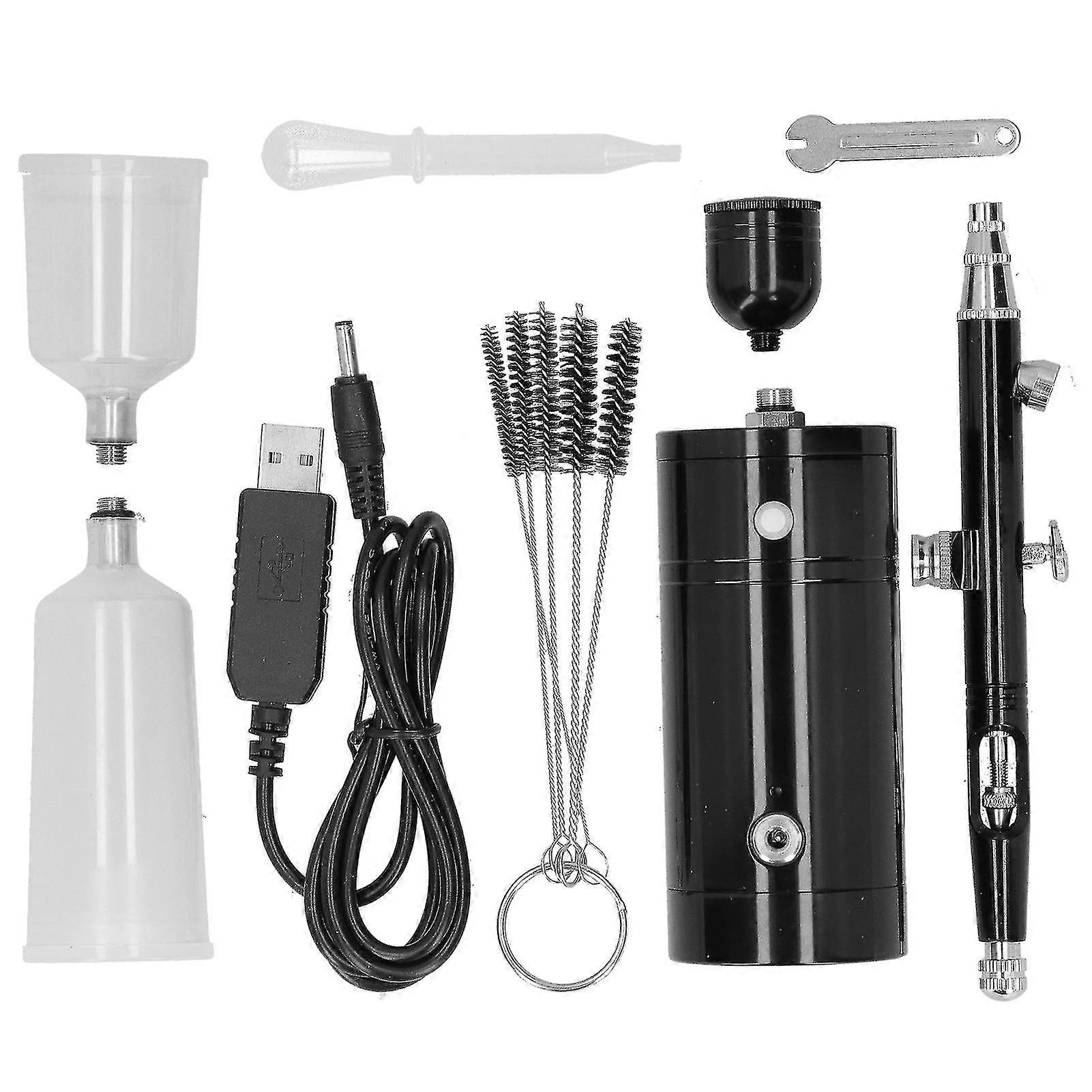 Airbrush kit g11 pump  single action rechargeable handheld integrated spray pen mini processing set