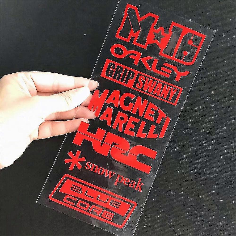 혼다 Hrc Cbr Cbr1000rr Cbr650f Cbr600rr Cbr500r Cbr300r Cbr250r에 대한 반사 헬멧 오토바이 탱크 데칼 스티커 세트