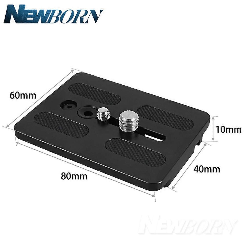 WF-717 Quick Release Plate DSLR Camera Mount Plate with 1/4 3/8 inch Screw for Weifeng 717 Camera Tripod Head