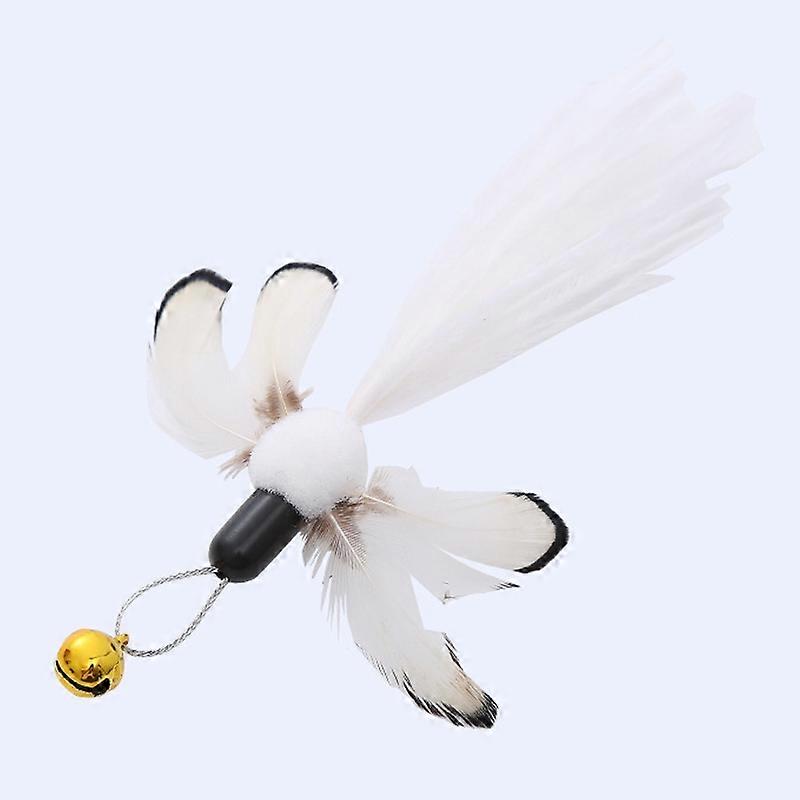 Cat Teaser Replacement Head White Tailed Bug