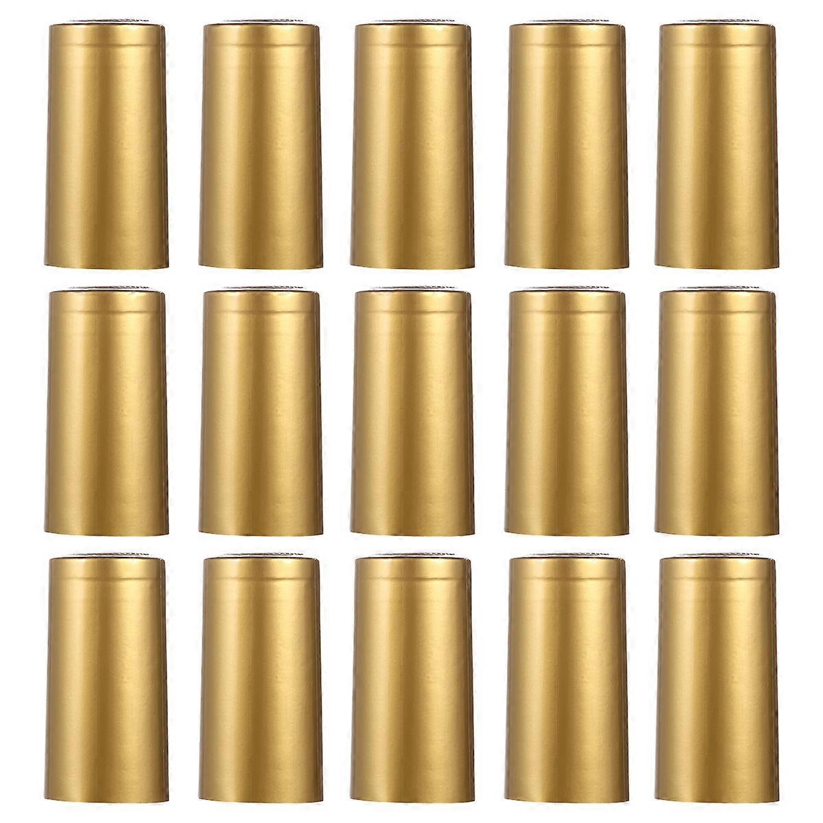 100pcs Schrumpffolie Versiegelung Weinflaschenfolie Wein Schrumpffolie Golden