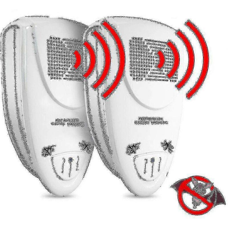 Ultrasonic Bat Repellent 2 Pack Get Rid of Bats in 72 Hours