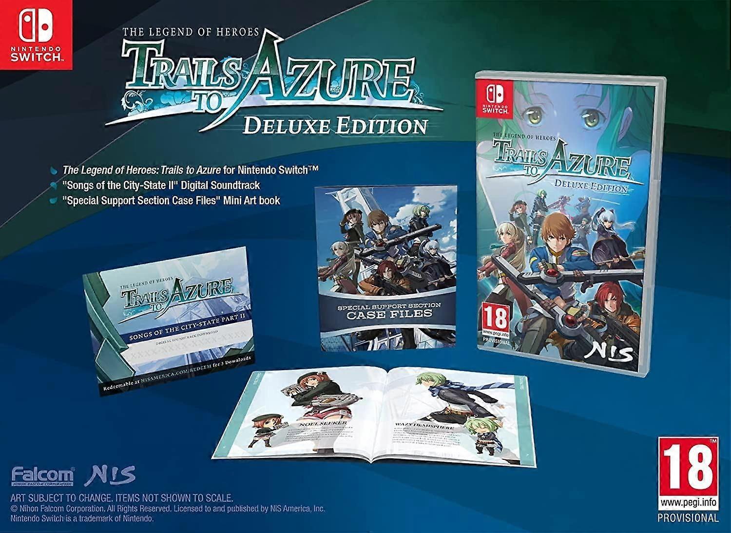 The Legend of Heroes Trails to Azure Deluxe Edition (Nintendo Switch) - PAL - New & Sealed