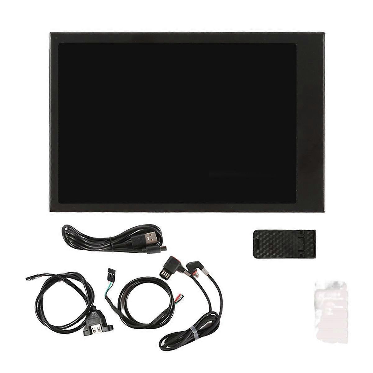 3.5 Inches IPS Type-C Sub Screen Case USB Case Sub Screen AIDA64 Free Computer Monitoring Multi-Function Sub Screen,B