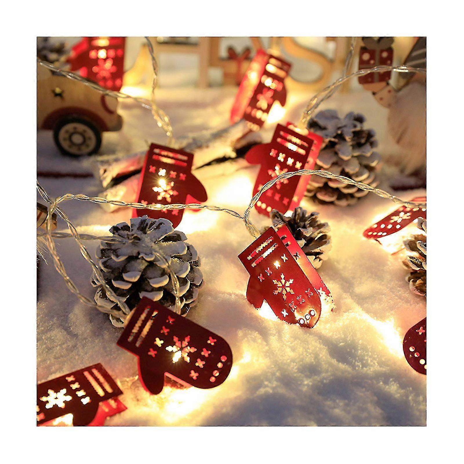 Exquisite Christmas Theme Lamp String Battery Powered Waterproof String Fairy Light Home Xmas Tree Light Christmas Decorations