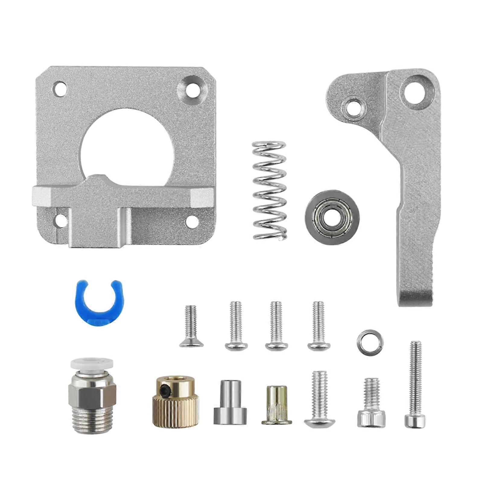 Upgraded CR-10 All Metal Extruder Aluminum MK8 Extruder Block Right Hand for 1.75mm Filament Ender-3/Ender-3 PRO/CR-10/CR-10S PRO/Bluer 3D Printer