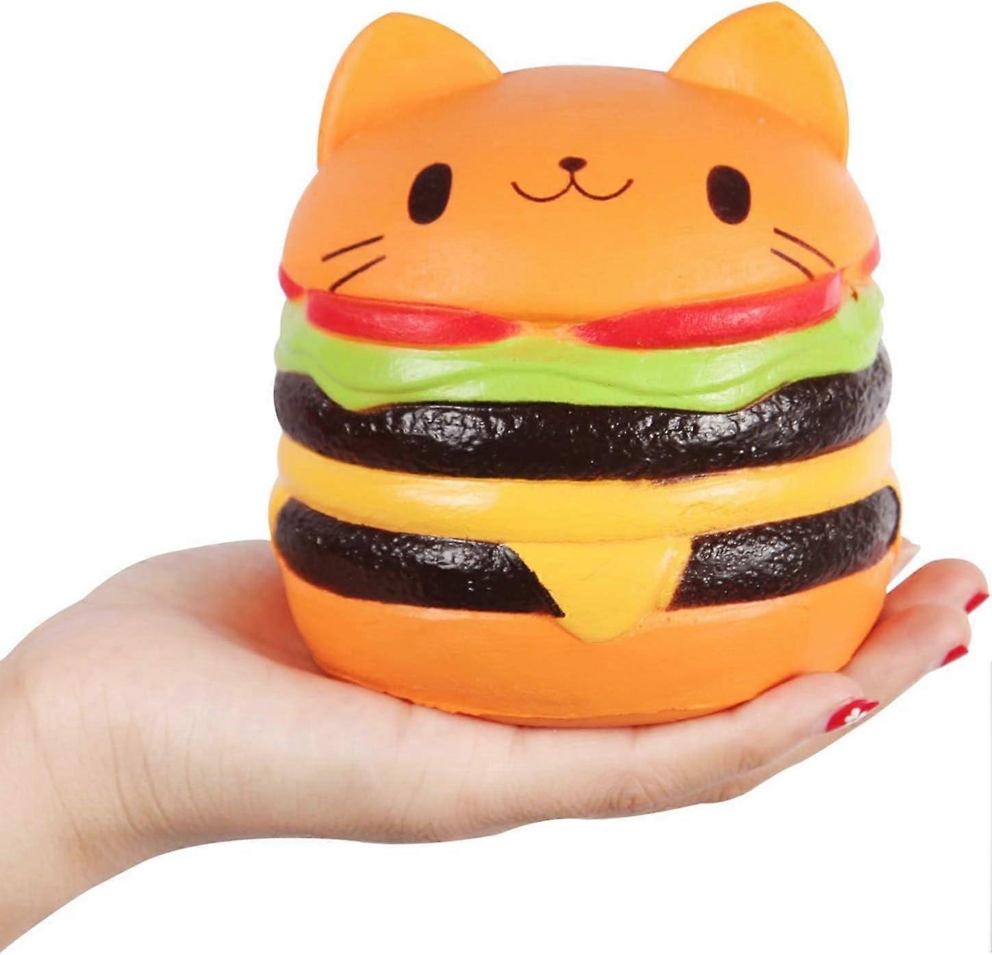 4.5" Squishies Jumbo Slow Rising Kawaii Squishie Cat Hamburger Bread Toy