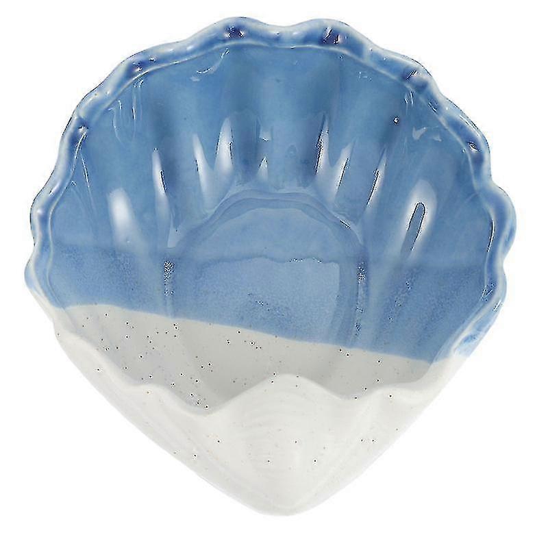1pcs Ceramic Shell Jewelry Tray