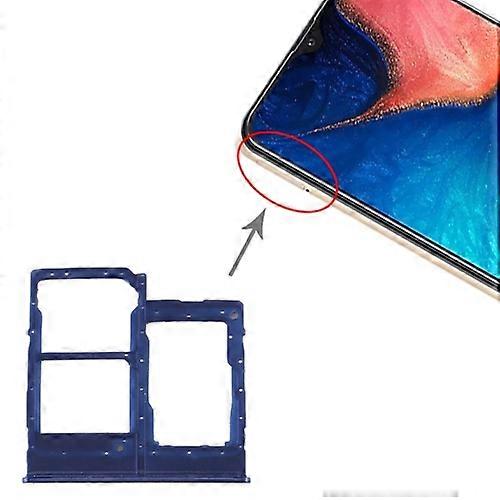 For Samsung Galaxy A20e SIM Card Tray + SIM Card Tray + Micro SD Card Tray
