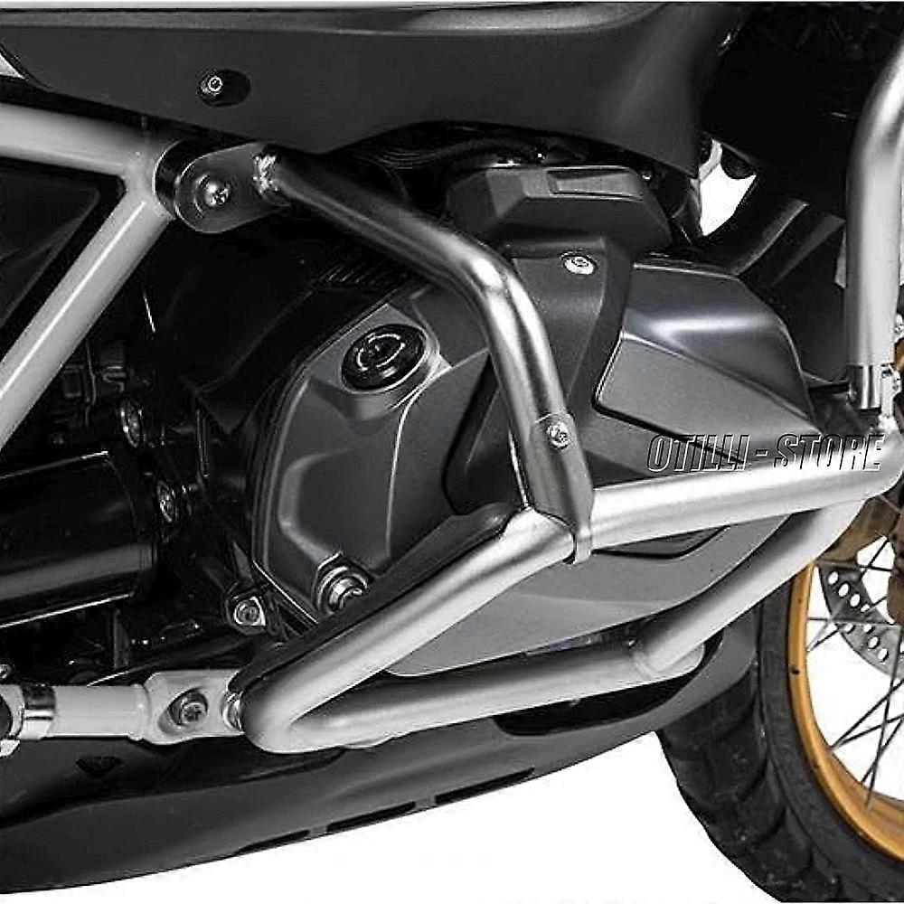 Protetor De Motor Crash Bar Fat Bob 2018 Em Diante Preto - V2 Custom