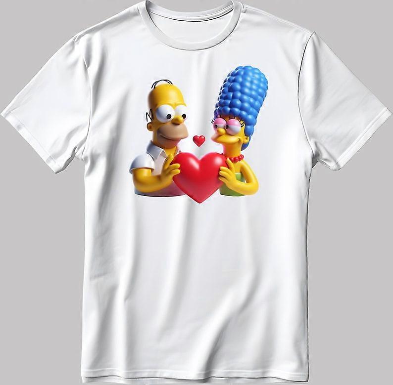 Die Simpsons Valentinstag Kurzarm -Zyt232