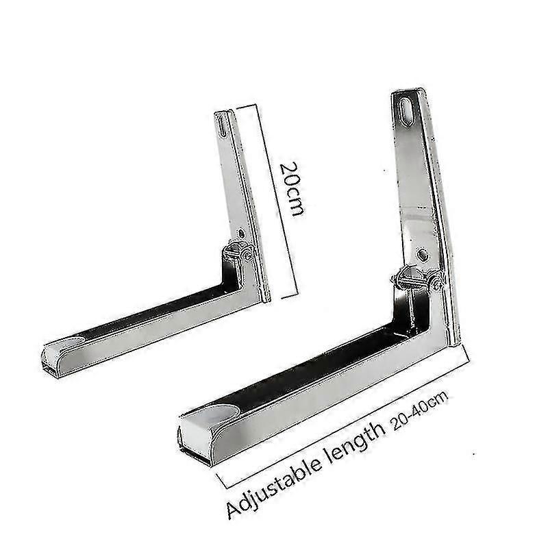 Support Frame Steel Foldable Stretch Shelf Rack Microwave Bracket