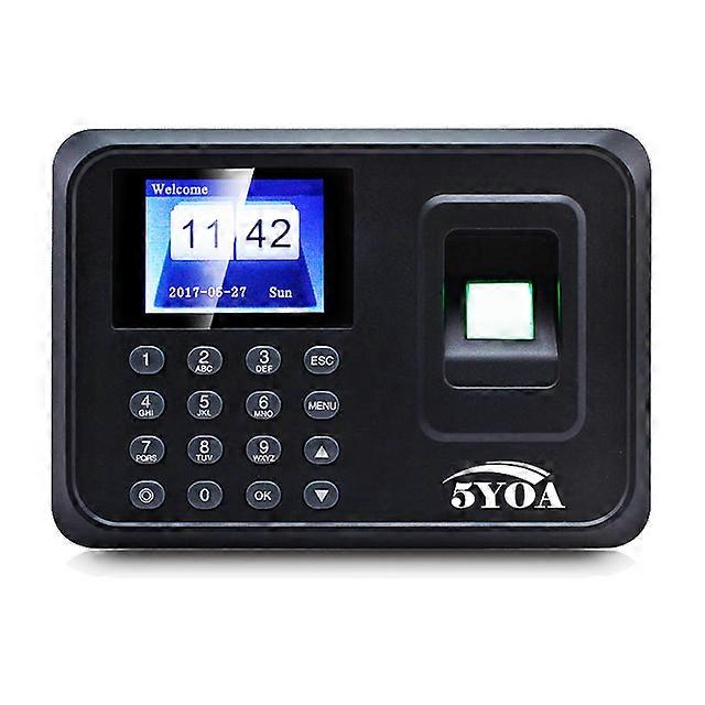 JWL-Biometric Fingerprint Attendance Punch USB Time Clock Office System Recorder Reader Timing Device Employee Attendance Machine