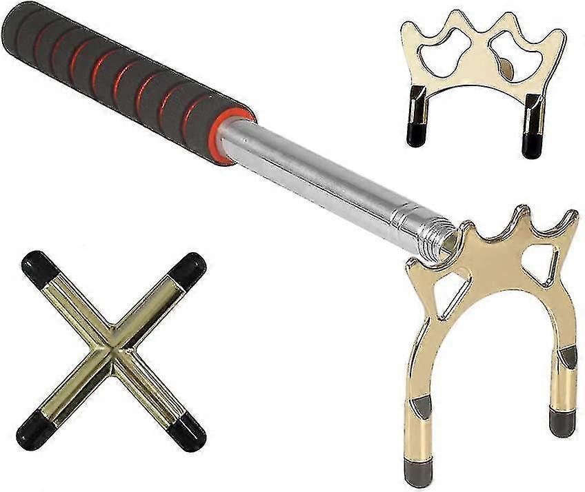 Einziehbare Billard-Queue-Stick-Brücke Snooker-Pool-Queue-Brücke mit abnehmbarem Messing-Stegkopf