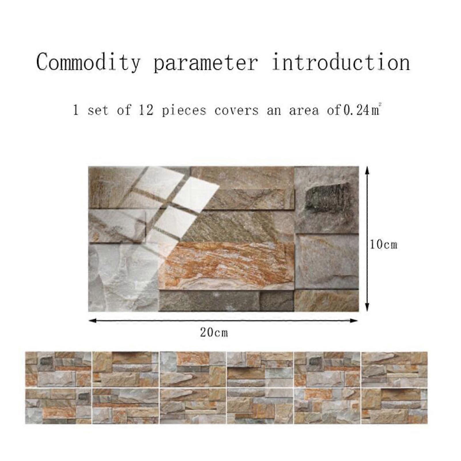 Ceramic Paste Wall Paste Brick Grain Crystal Film Ceramic Tile Paste Sticker
