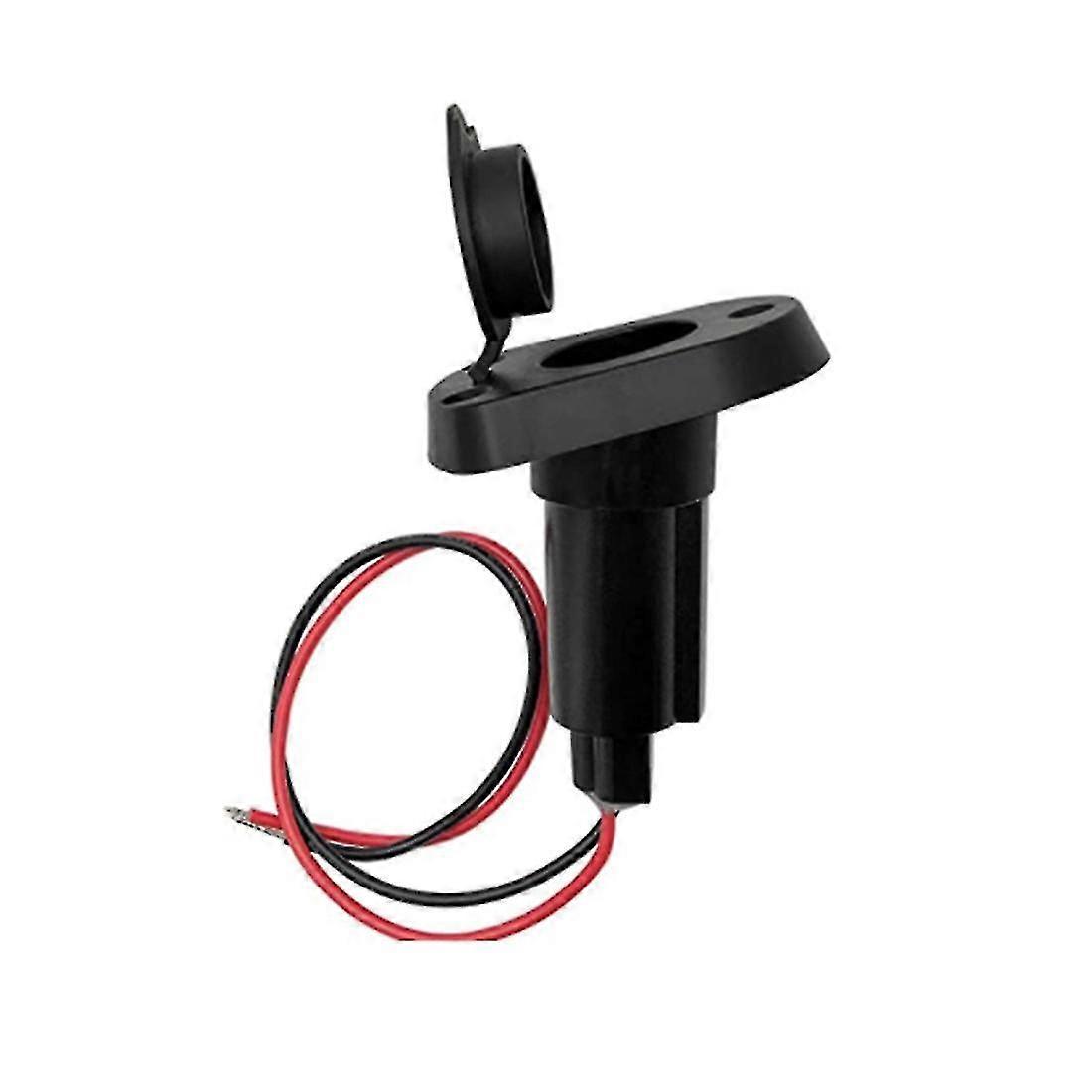 Yacht 2-pin Stern Light Socket Plug-in Pole Base (angled Base) B