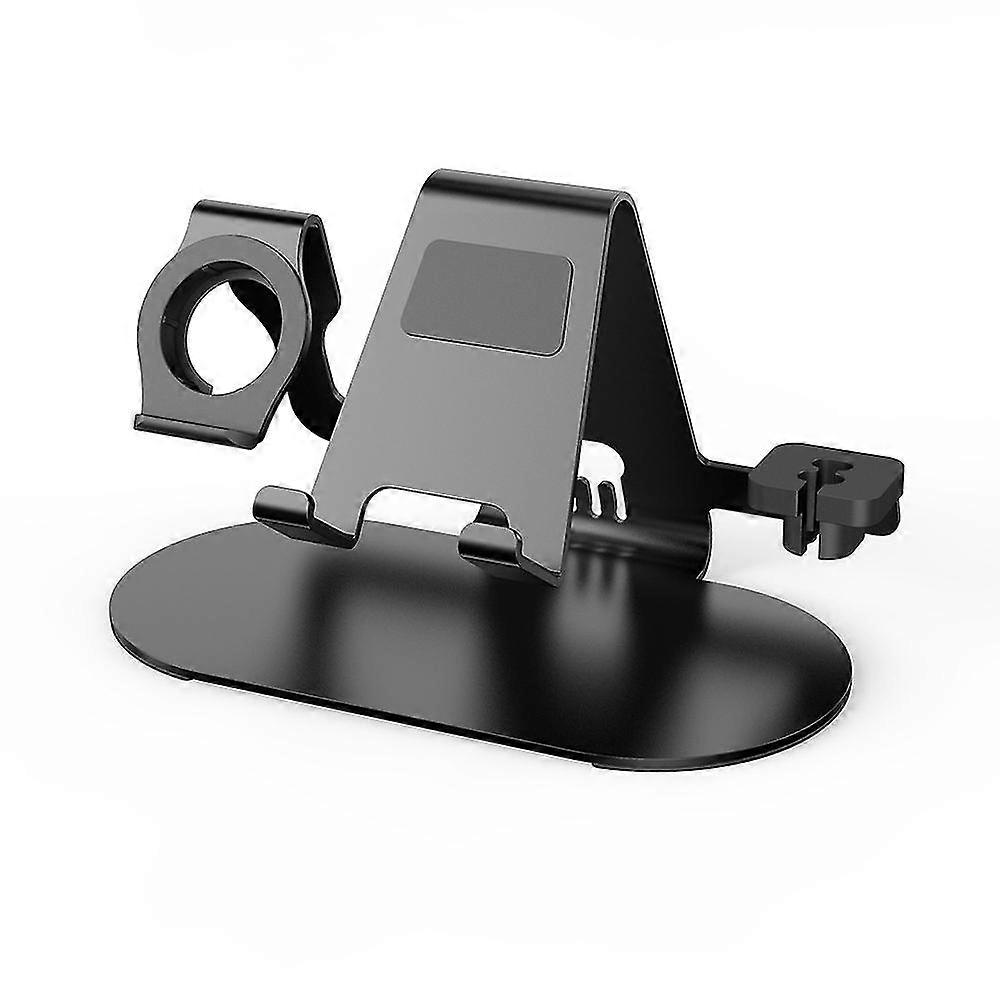 Three In One Charging Desktop Phone Stand(black)