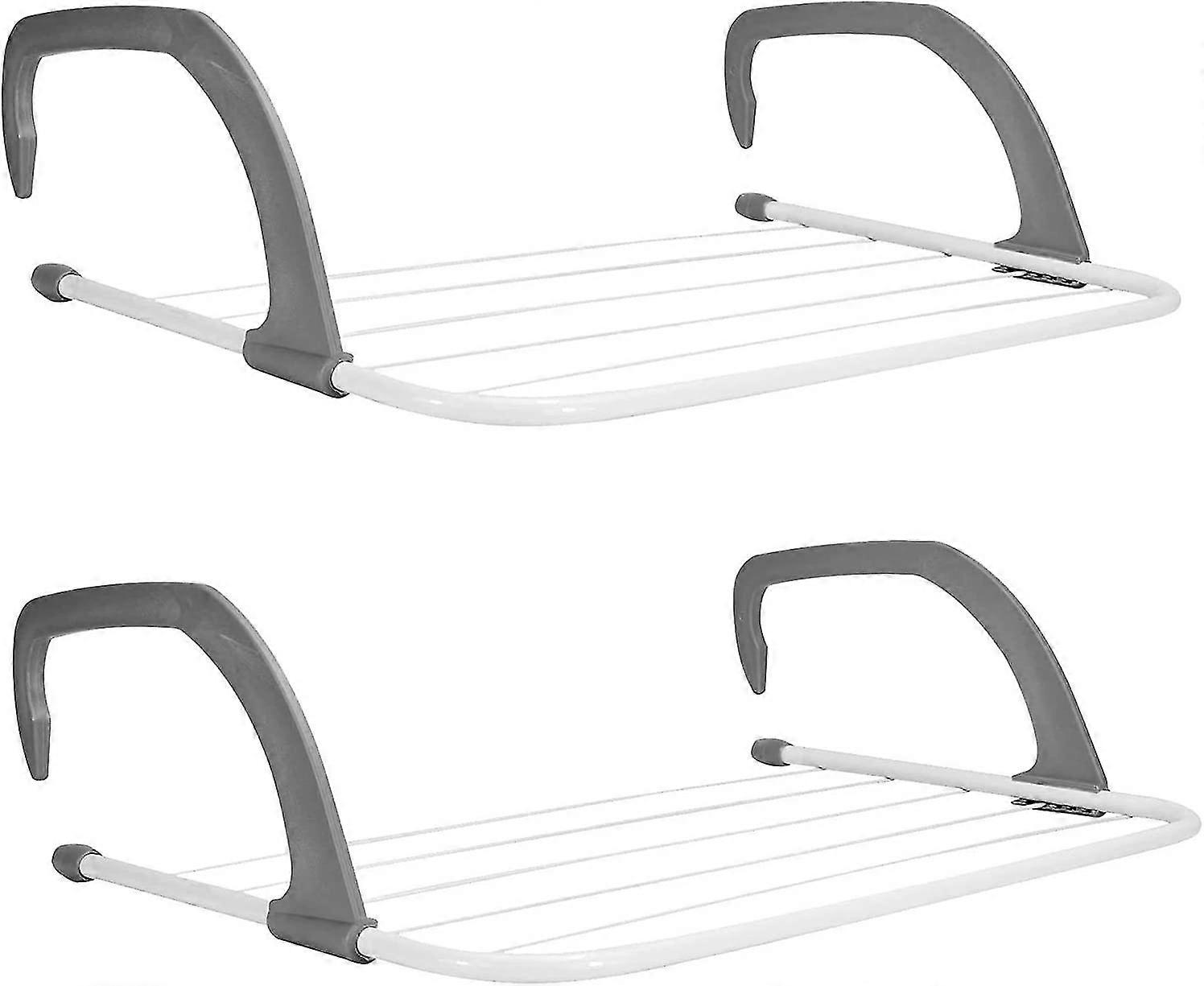 2 pcs folding towel holder