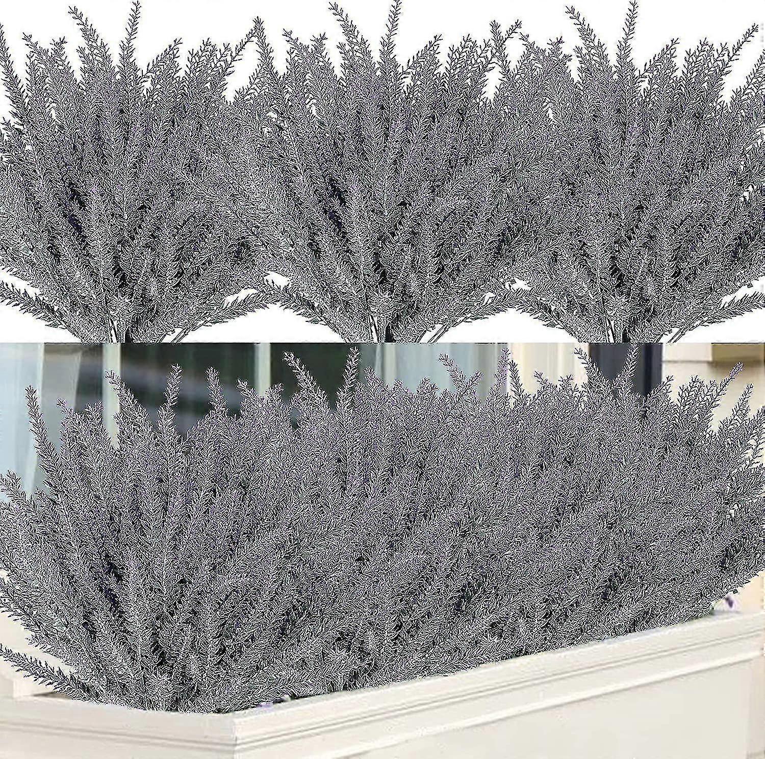 12 Bundles Fake Artificial Lavender Faux Purple For Home Wedding Kit En Patio Ow Box Table Centerpieces Ind