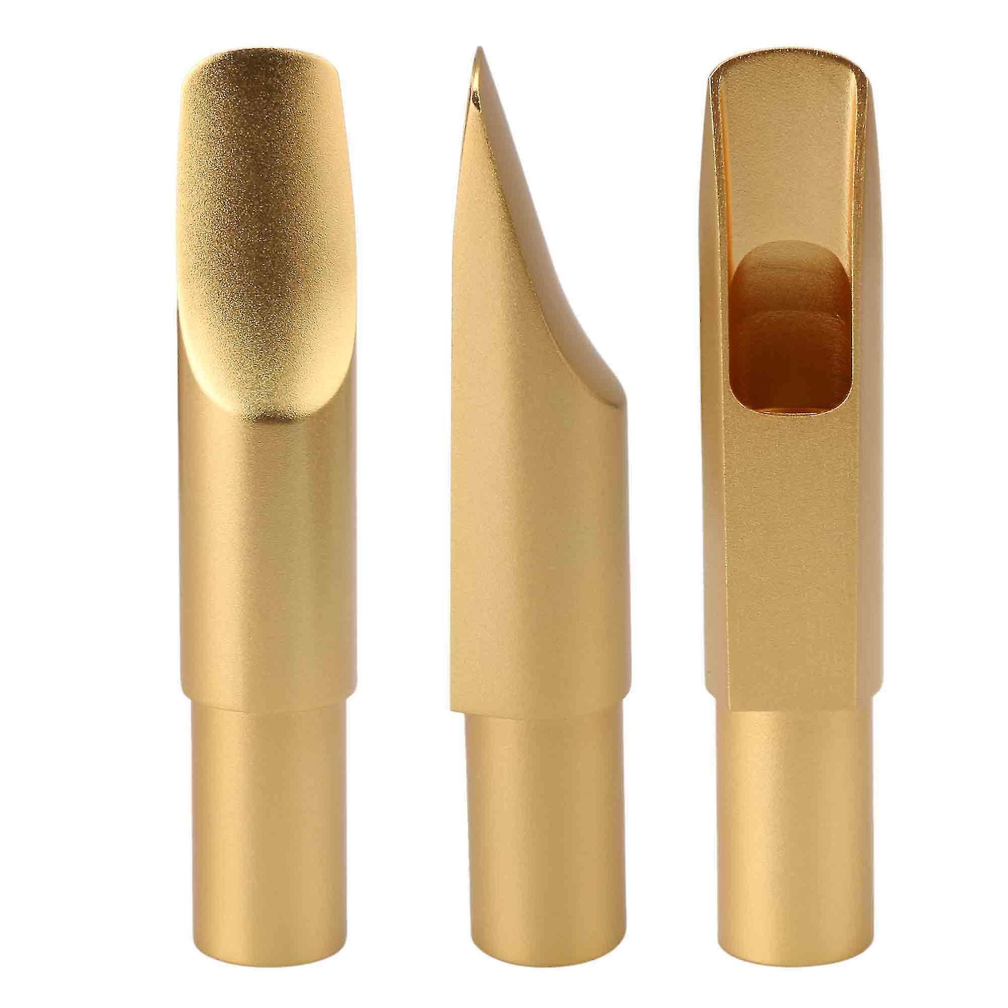 Saxophone Mouthpieces Metal Tenor Saxophone Mouthpiece 8# Gold For Saxophone Replacement Tools