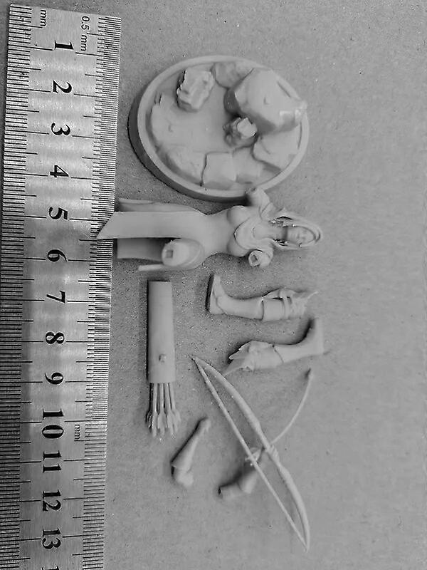 Παιχνίδι θανάτου Diy Ρητίνη Σχήμα 1/24 Κλίμακα 75mm Συναρμολογημένο κιτ μοντέλου Μη συναρμολογημένο διόραμα Άβαφα ειδώλια Παιχνίδια χόμπι