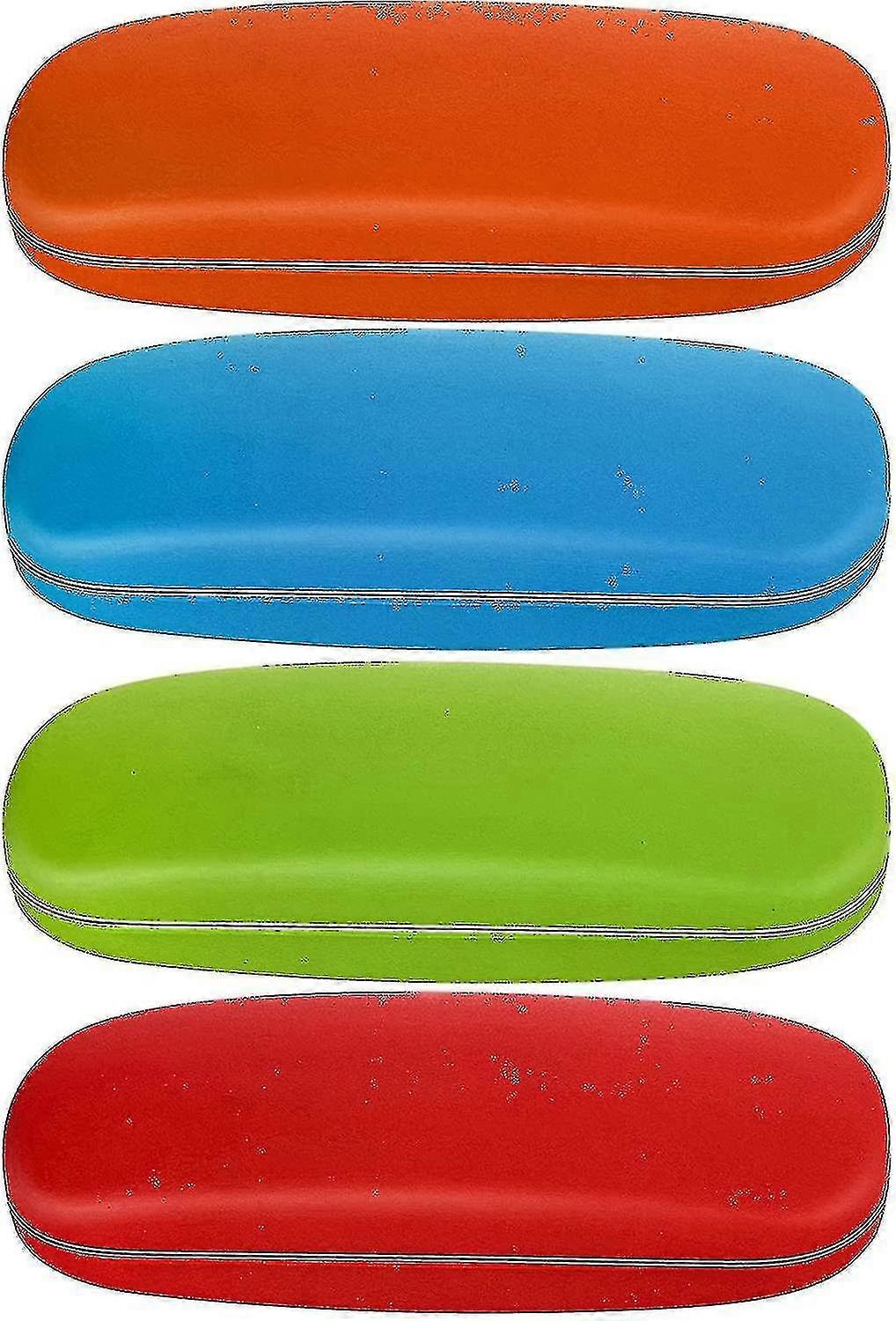 4 Pack Hard Glasses Case, Portable Eyeglass Case Protective Holder Glasses